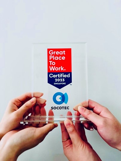 SOCOTEC Certification Singapore Great Place to Work Certification 